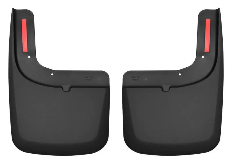 Husky Liners 2017 Ford F-250 / F-350 Super Duty Black Front Mud Guards (W/Flares) 1