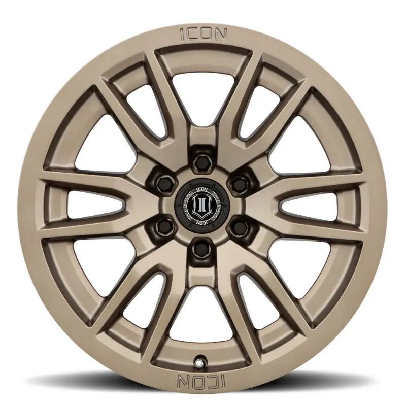 Icon Vector 6 17X8.5 6X135 6Mm Offset 5In Bs 87.1Mm Bore Bronze Wheel 2