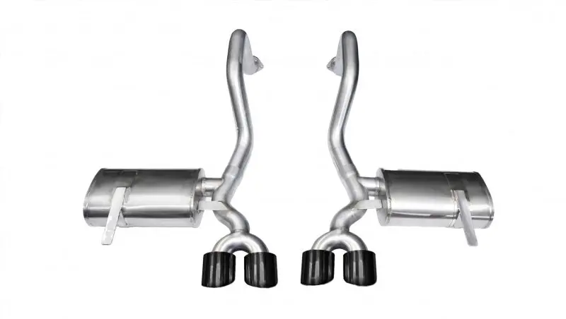 Corsa 97-04 Chevrolet Corvette C5 Z06 5.7L V8 Black Xtreme Axle-Back Exhaust 1