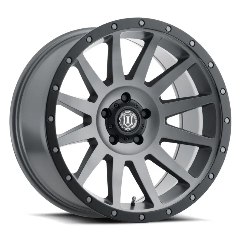 Icon Compression 20X10 6X5.5 -19Mm Offset 4.75Inbs Titanium Wheel 1