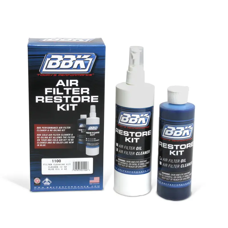 Bbk Bbk Cold Air Filter Restore Cleaner And Re-Oil Kit 2