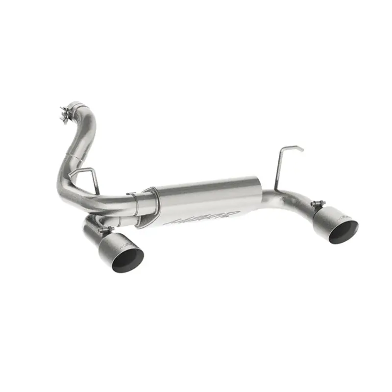 Mbrp 2018+ Jeep Wrangler (Jl) 3.6L V6 Dual Rear Exit Axle Back T409 Exhaust System 1