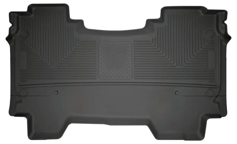 Husky Liners 2019 Ram 1500 Cc Weatherbeater 2Nd Seat Floor Liners Black (W/O Factory Storage Box) 1