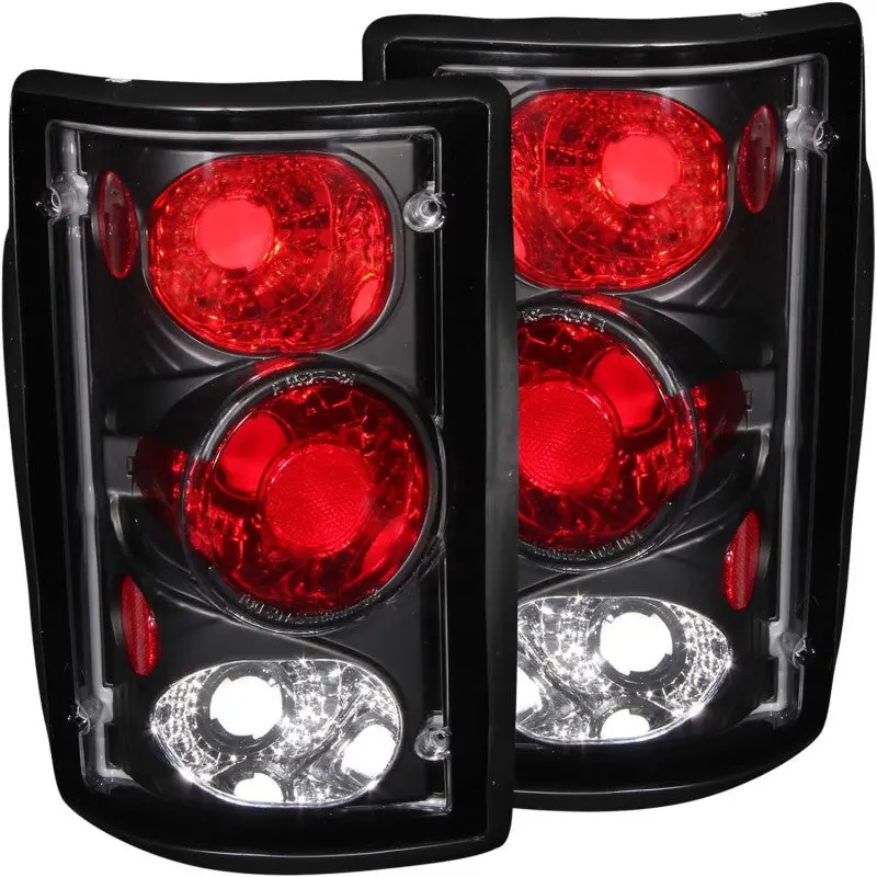 Anzo 2000-2005 Ford Excursion Taillights Black 1