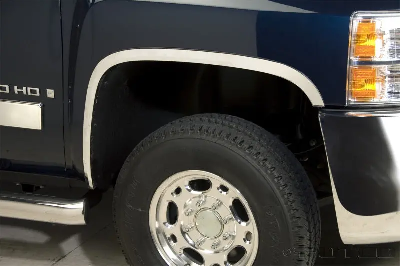 Putco 15-19 Chevy Silv Hd (Does Not Fit Dually) Ss Fender Trim 1