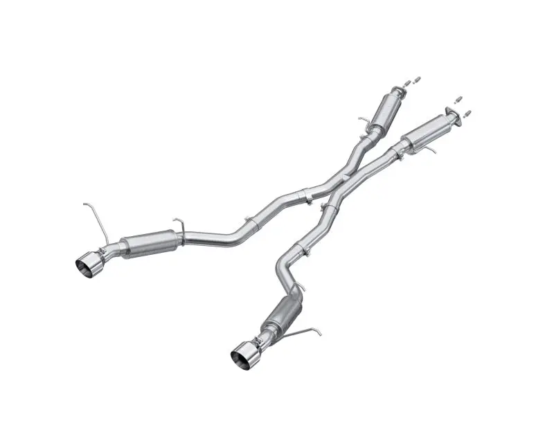 Mbrp 2012+ Jeep Grand Cherokee Srt 6.4L 3In Dual Rear Exit Aluminized Catback Exhaust - T304 Tips 1