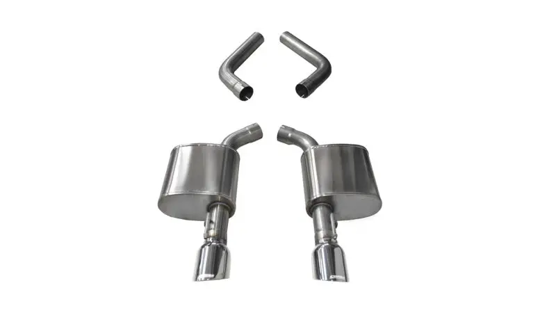 Corsa 15-19 Dodge Charger 6.4L/17-19 Dodge Charger 5.7L Polished Sport Axleback Exhaust W/4.5In Tips 1