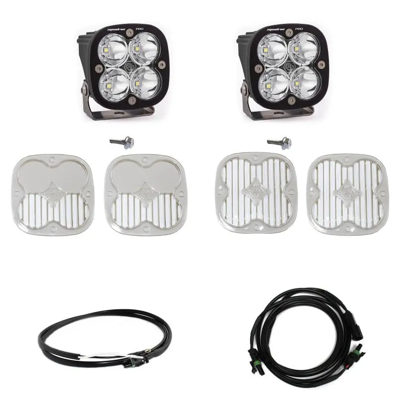 Baja Designs 2021+ Ford Bronco A Piller Light Kit Squadron Pro Spot W/Upfitter 1