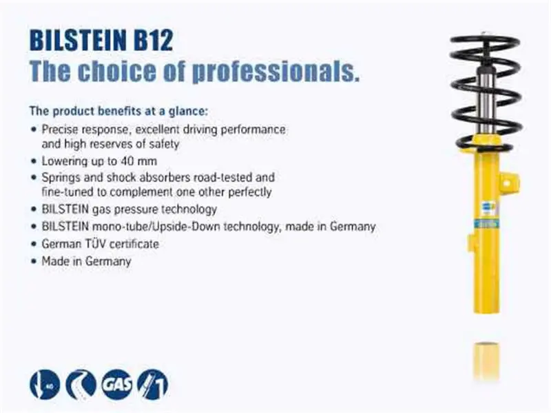 Bilstein B12 2009 Nissan 350Z Touring Front And Rear Suspension Kit 2