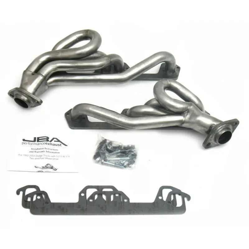Jba 96-03 Dodge Truck 5.2L/5.9L Magnum 1-1/2In Primary Raw 409Ss Cat4ward Header 2