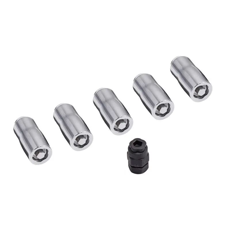 Rugged Ridge Wheel Lock Nut Set 5 Nuts W/Key Chrome M14-1.5 2
