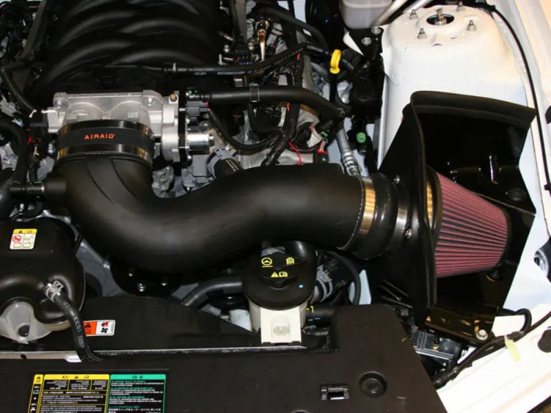 Airaid 05-09 Ford Mustang 4.6L Race Only (No Mvt) Mxp Intake System W/ Tube (Oiled / Red Media) 2