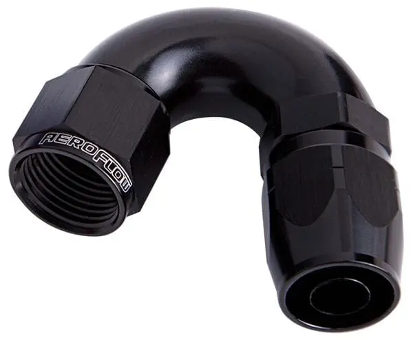 -16An 150° Full-Flow Swivel Hose End – 550 Series Af555-16Blk 1