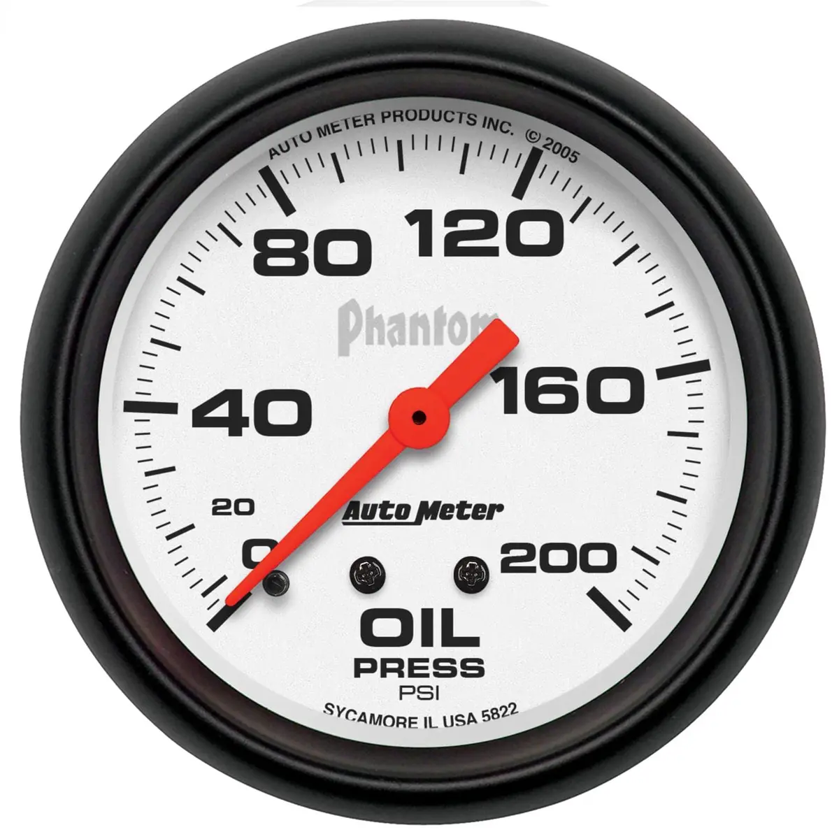 Autometer Phantom Series Analog Gauge – 5822 1