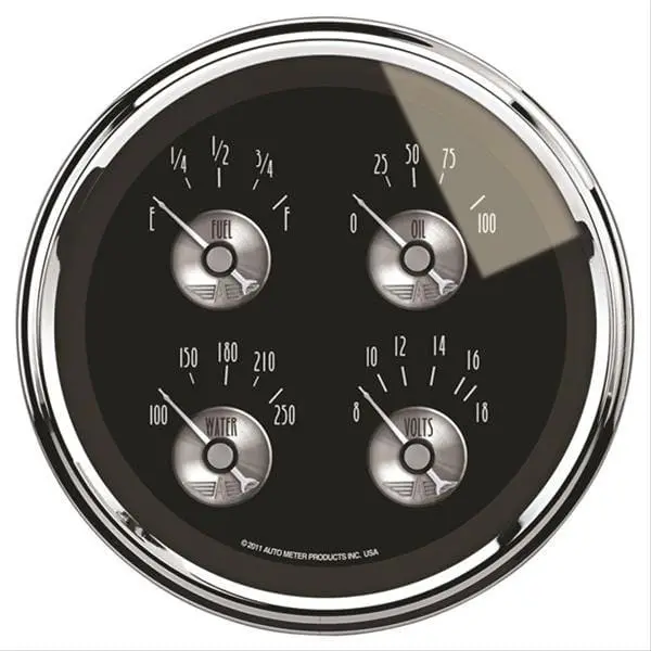 Autometer Prestige Analog Gauge Kit – Full Dashboard Set 1