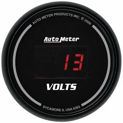 Autometer 6393 Sport-Comp Digital Gauge – 2.25-Inch Led Display With Programmable Alerts 1