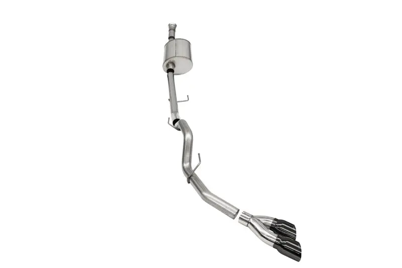 Corsa 2021-2022 Ford F-150 Supercab/6.5In Bed 5.0L V8 Sport Cat-Back Single Side Exit-Black Pvd 1