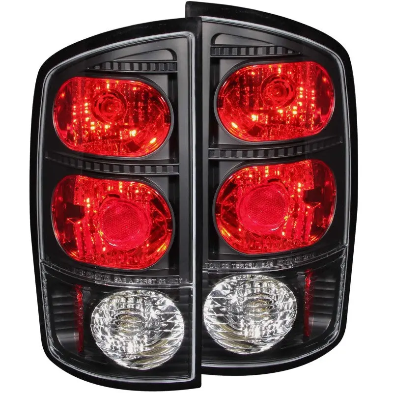 Anzo 2002-2005 Dodge Ram 1500 Taillights Black 1