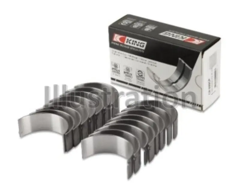King Chevy Ls1 / Ls6 / Ls3 (Size Std) Silicone Bi-Metal Alum Rod Bearing Set 1