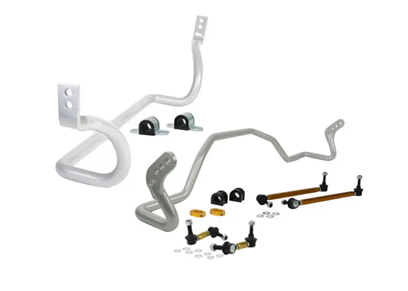 Whiteline 09-15 Mitsubishi Lancer Ralliart Front & Rear Sway Bar Kit 1