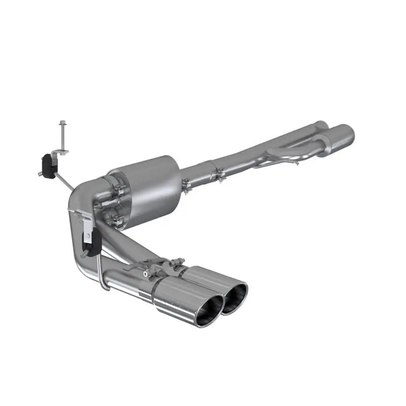 Mbrp 2019+ Chevrolet Silverado 1500 4.5L/5.3L Pre-Axle Dual Side Exite W/ 4In Od Tip - Al 2