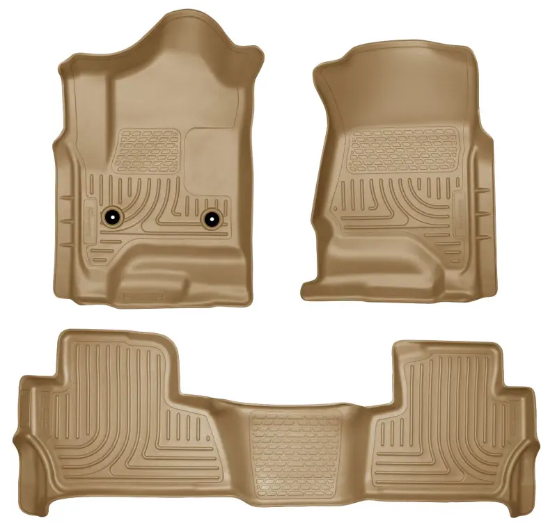 Husky Liners 2015 Chevy/Gmc Tahoe/Yukon Weatherbeater Combo Tan Floor Liners 2