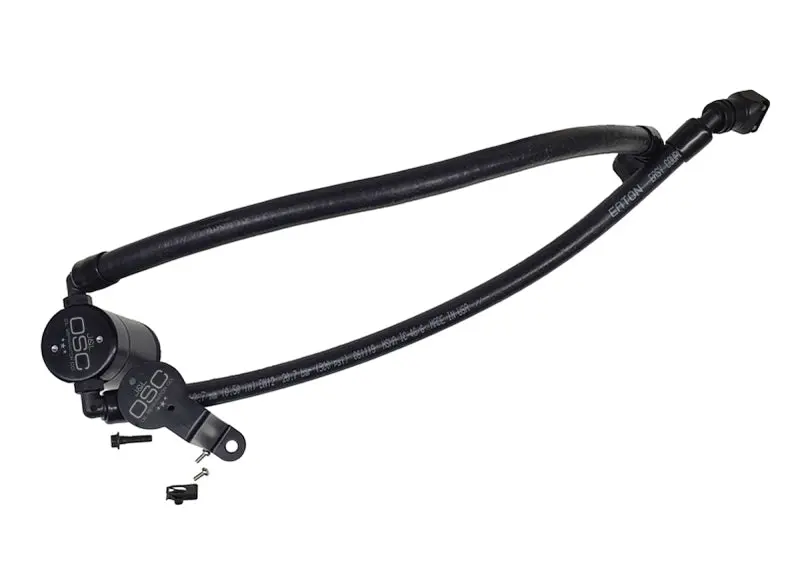 J&Amp;L 2020-2023 Ford Explorer 3.0L Ecoboost Oil Separator 3.0 Passenger Side - Black Anodized 1