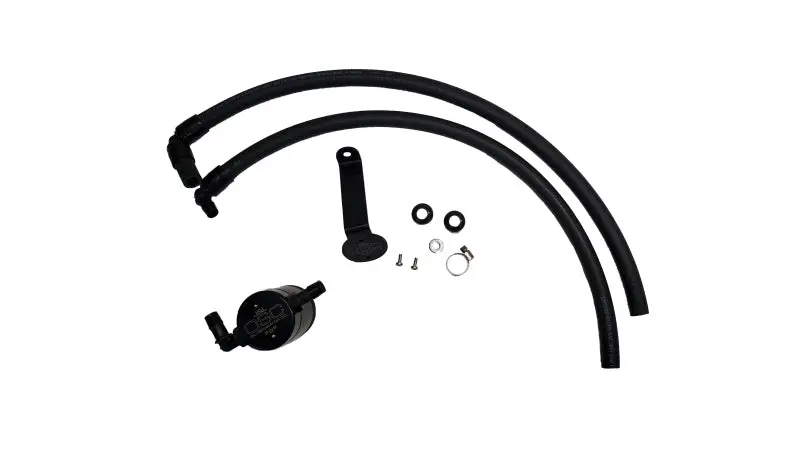 J&Amp;L 2022-2023 Toyota Tundra 3.5L Turbo Oil Separator 3.0 Driver Side - Black Anodized 1
