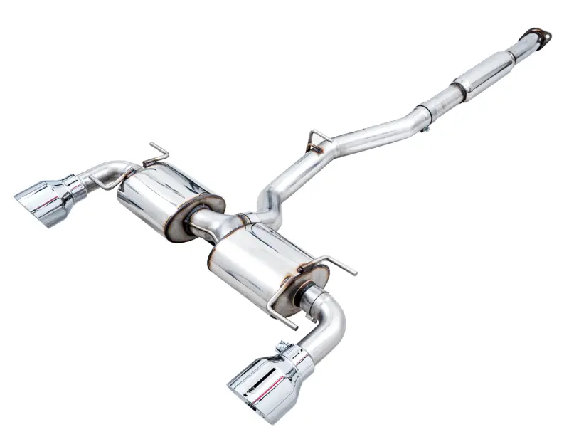 Awe Subaru Brz/ Toyota Gr86/ Toyota 86 Touring Edition Cat-Back Exhaust- Chrome Silver Tips 1
