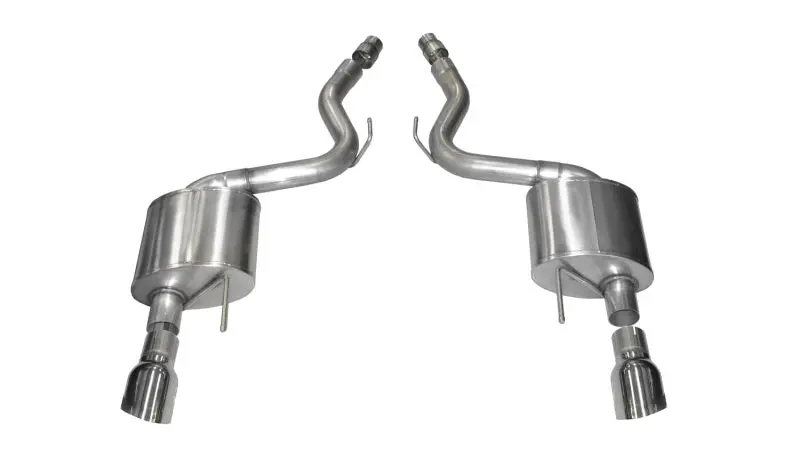 Corsa 2015 Ford Mustang Gt 5.0 3In Axle Back Exhaust, Polish Dual 4.5In Tip *Sport* 1