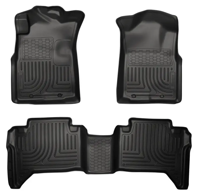 Husky Liners 05-13 Toyota Tacoma Weatherbeater Combo Black Floor Liners 2