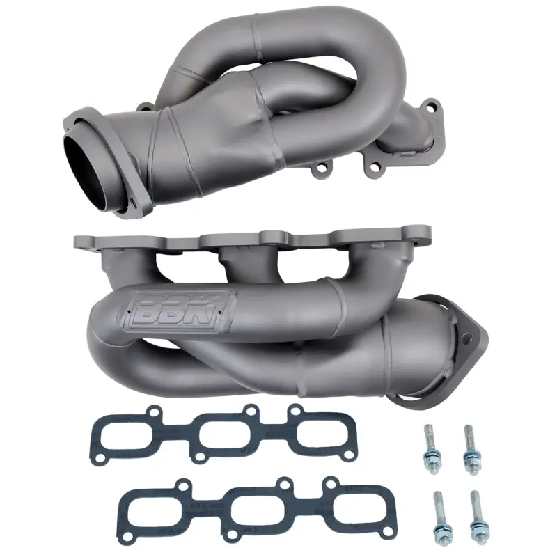 Bbk 11-15 Mustang 3.7 V6 Shorty Tuned Length Exhaust Headers - 1-5/8 Titanium Ceramic 1