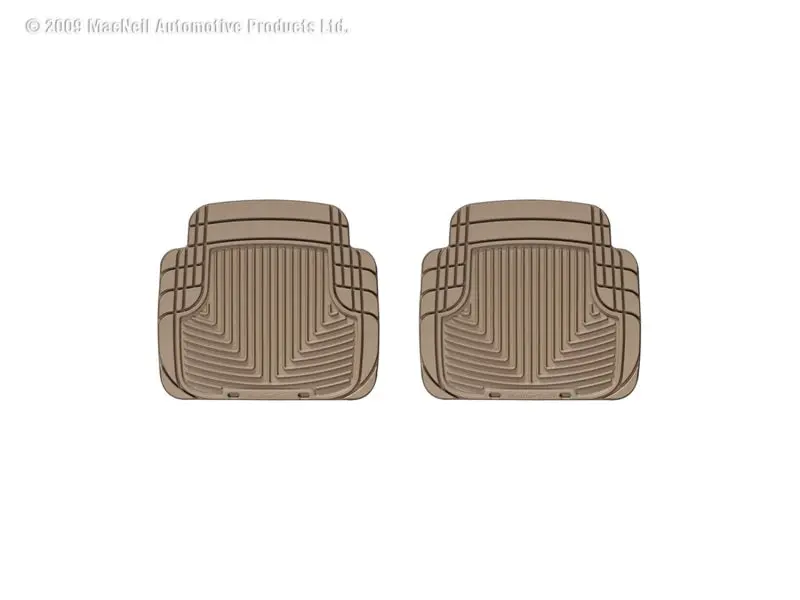 Weathertech 99 Bmw M3 Convertible Rear Rubber Mats - Tan 1