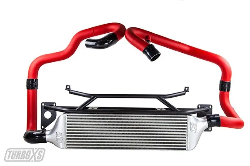 Turbo Xs Fmic 2015-2017 Subaru Sti - Wrinkle Red Pipes 1