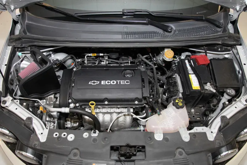 K&N 12 Chevy Sonic 1.8L Silver Typhoon Cold Air Intake 2