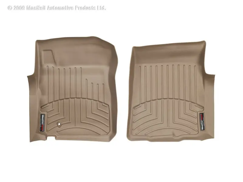 Weathertech 97-02 Ford F150 Super Cab Front Floorliner - Tan 2