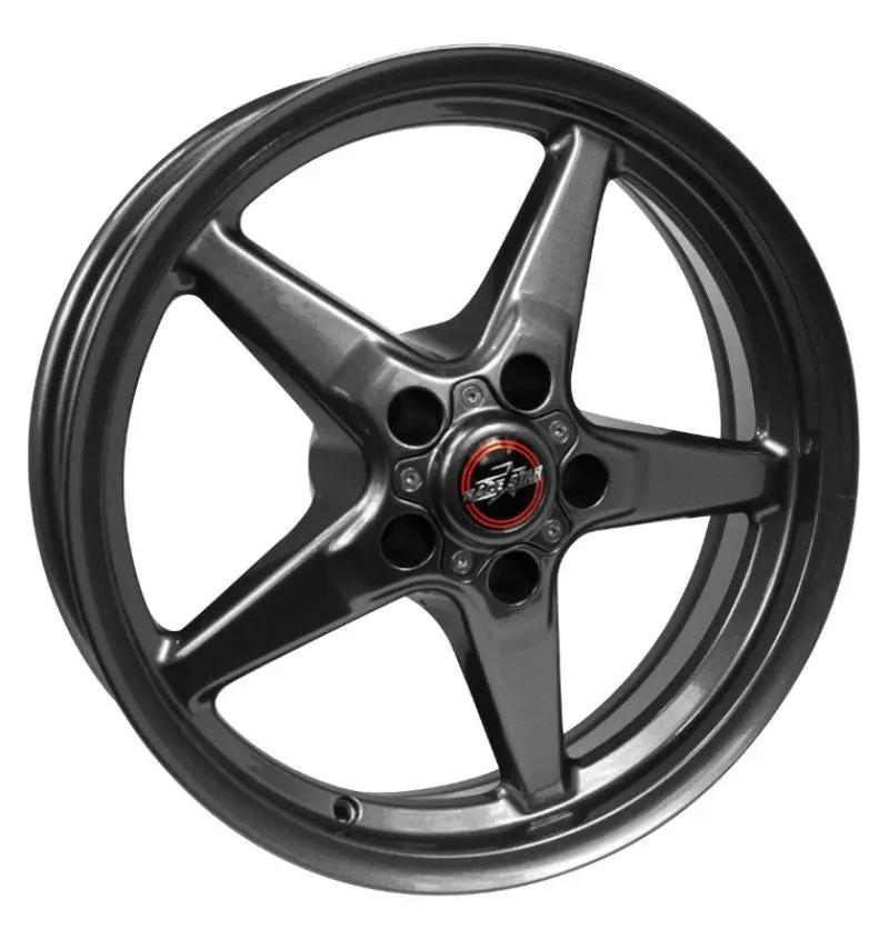 Race Star 92 Drag Star Bracket Racer 17X7 5X4.0Bc 4.25Bs Metallic Gray Wheel 1