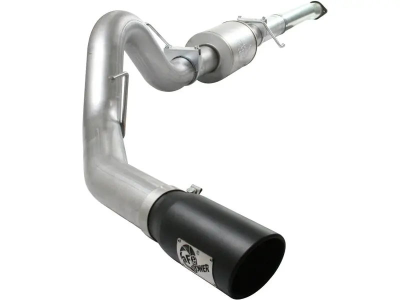Afe Atlas Exhaust 4In Aluminized Cat-Back W/ 304 Ss Black Tip 11-13 Ford F-150 Ecoboost V6 3.5L (Tt) 1