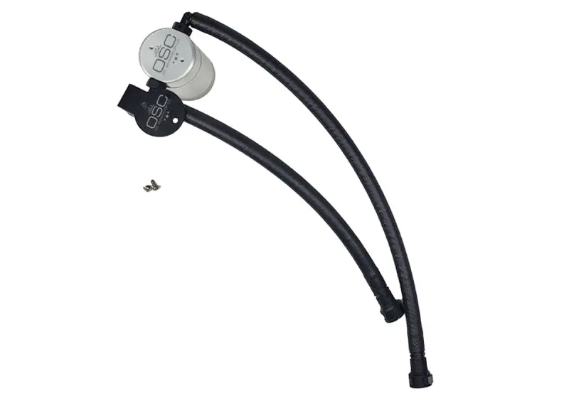 J&L 14-19 Chevrolet Corvette Lt1 6.2L Driver Side Oil Separator 3.0 - Clear Anodized 1