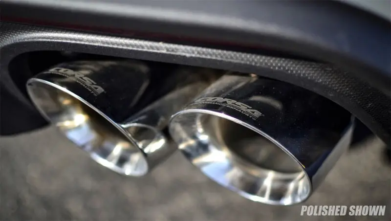 Corsa 2018+ Ford Mustang Gt Fastback 5.0L 3In Sport Axle-Back Exhaust W/ 4In Gunmetal Tips 2