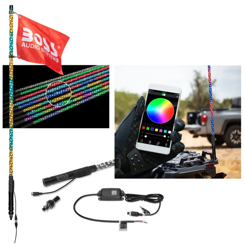 Boss Audio Systems 24In Ip67 Atv Whip 1