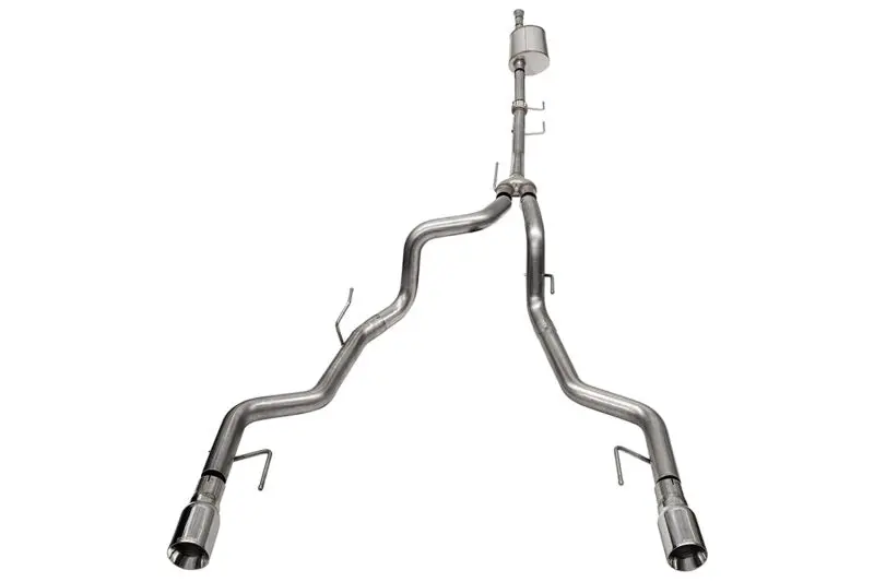 Corsa 2021-2023 Ford F-150 Supercrew/5.5Ft Bed 3.5L V6 Sport Cat-Back Dual Rear Exit-Polished 1