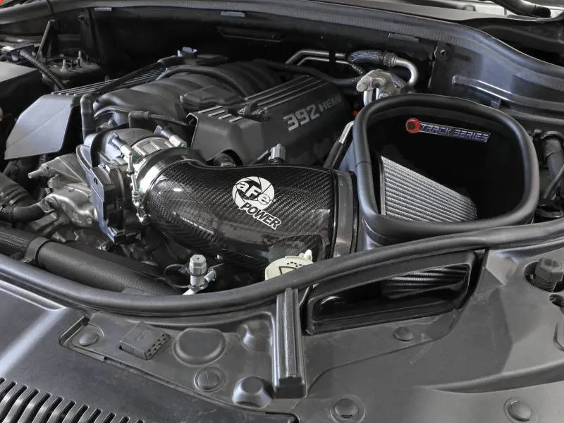 Afe 12-21 Jeep Grand Cherokee 6.4L Track Series Carbon Fiber Cold Air Intake W/Pro Dry S Filter 2