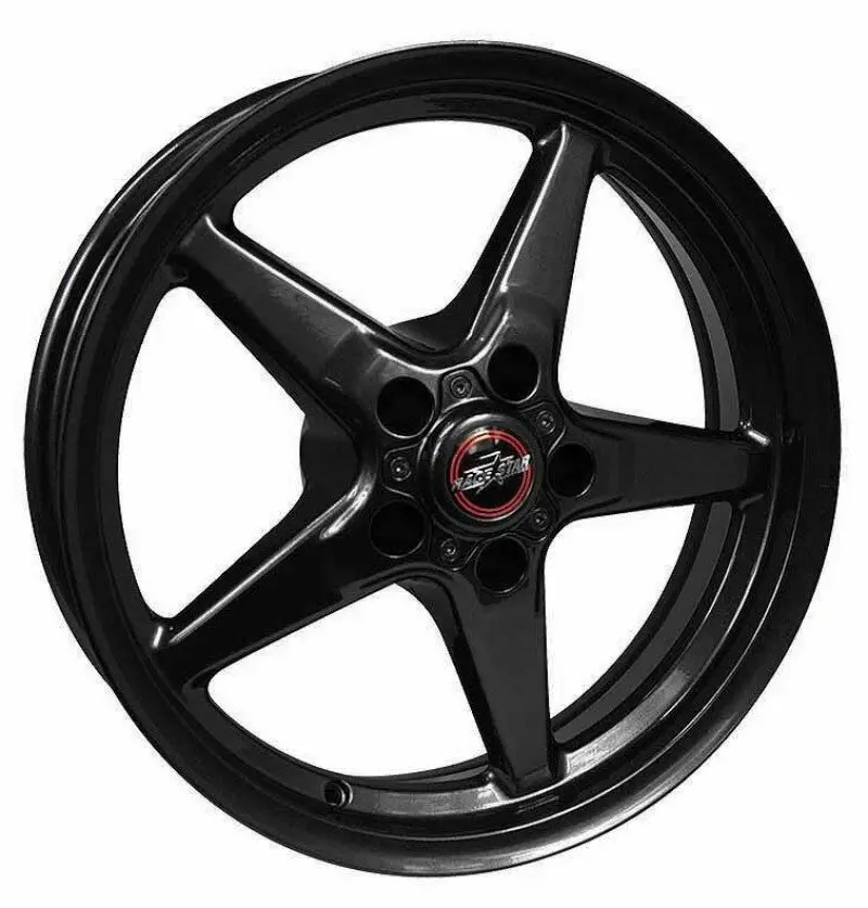 Race Star 92 Drag Star Bracket Racer 17X7 5X4.50Bc 4.25Bs Gloss Black Wheel 1