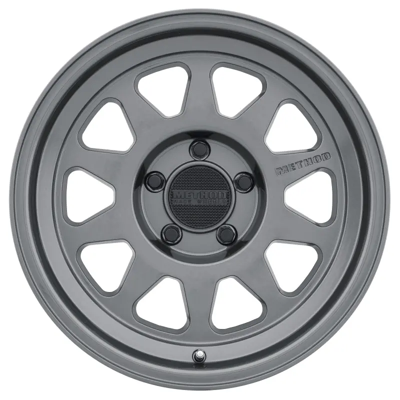 Method Mr316 17X8.5 0Mm Offset 5X5 71.5Mm Cb Gloss Titanium Wheel 1