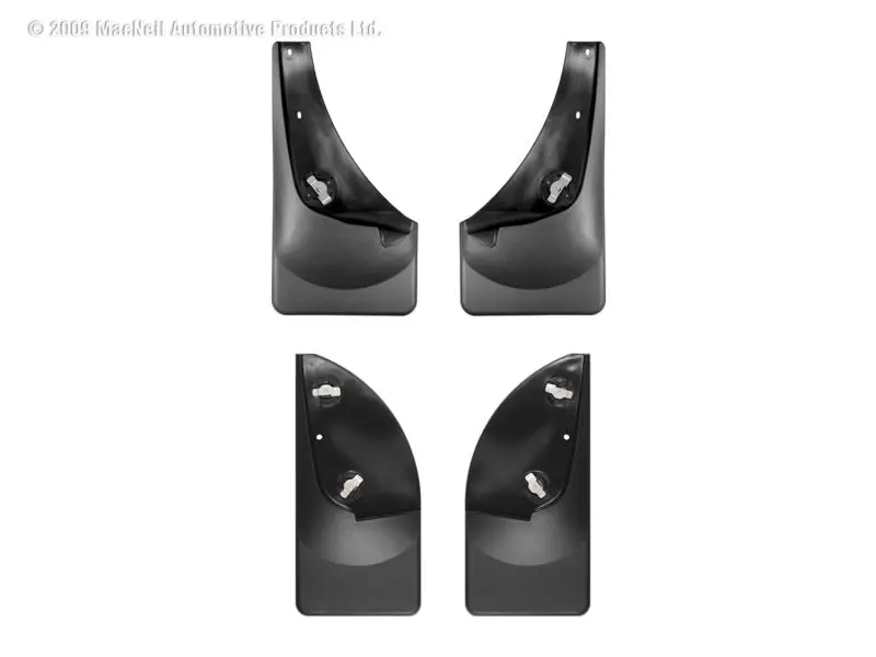 Weathertech 99-07 Ford F250/F350/F450/F550 No Drill Mudflaps - Black 2