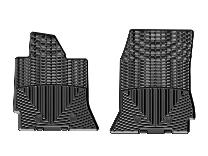 Weathertech 2014+ Chevrolet Corvette Front Rubber Mats - Black 1