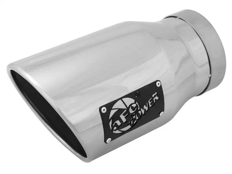 Afe Diesel Exhaust Tip Bolt On Black 5In Inlet X 7In Outlet X 12In - Right 1