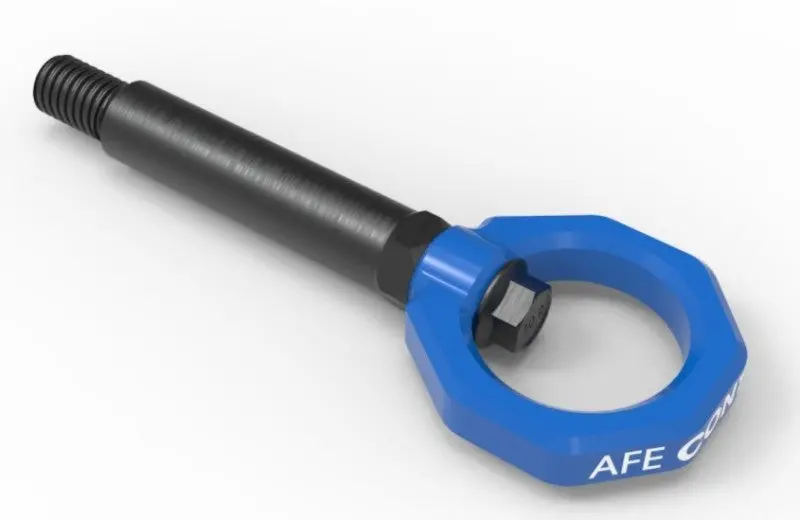 Afe Control Rear Tow Hook Blue Bmw F-Chassis 2/3/4/M 1
