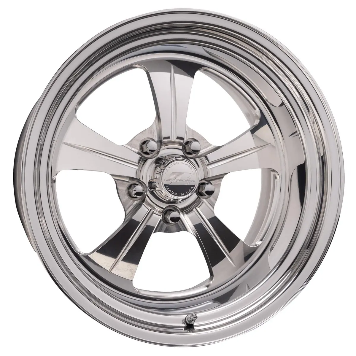 Billet Specialties Amc73 Fineline Polished Wheel – Custom Order, Amc73210 1